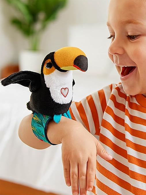 Slap Bant Konuşan Hareketli Tukan Kuş Oyuncak Bileklik Toucan