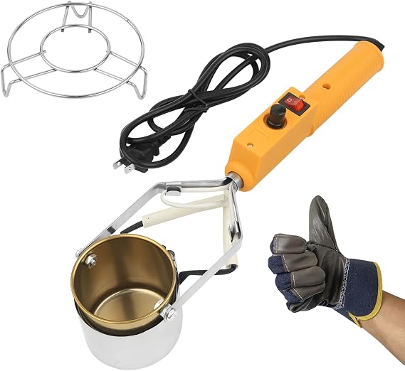 Lead Melting Pot, Lead Melting Pot for Fishing & Bullets Molds Kit