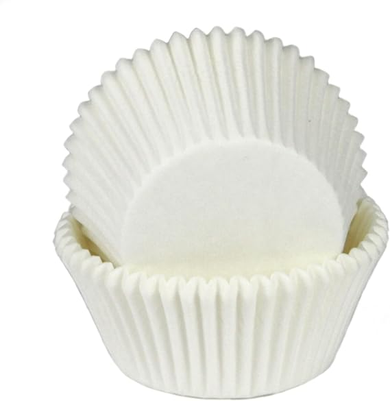 Chef Craft Classic Cupcake Liners, 50 count, White