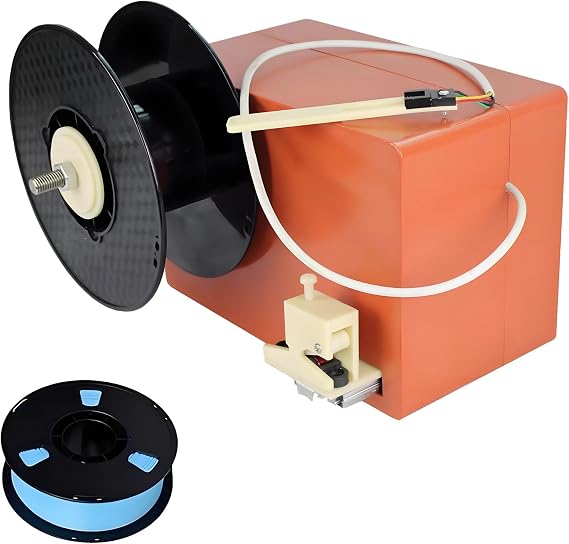 Versatile Filament Recycler and Extruder Combo for 3D Printing, Turns Waste into New 1.75mm/3.0mm Filament (PLA, ABS, PVA Compatible) Wirewindingmachine