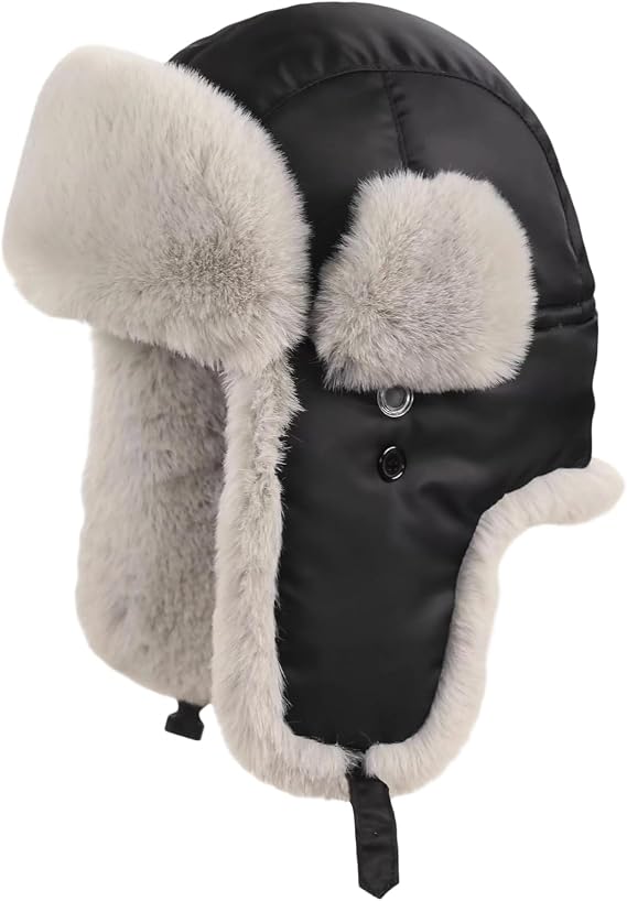 Unisex Trapper Hat Faux Fur Ushanka