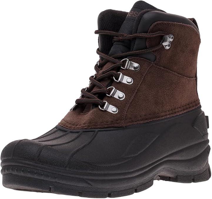 totes Men's Mike Waterproof Snow Winter Boots