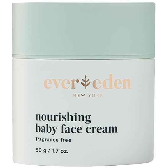Evereden Nourishing Baby Face Cream 1.7 oz. | Non-Toxic and Fragrance-Free Face Lotion | Rich, Non-Greasy Baby Moisturizing Cream | Face Moisturizer with Clean Ingredients