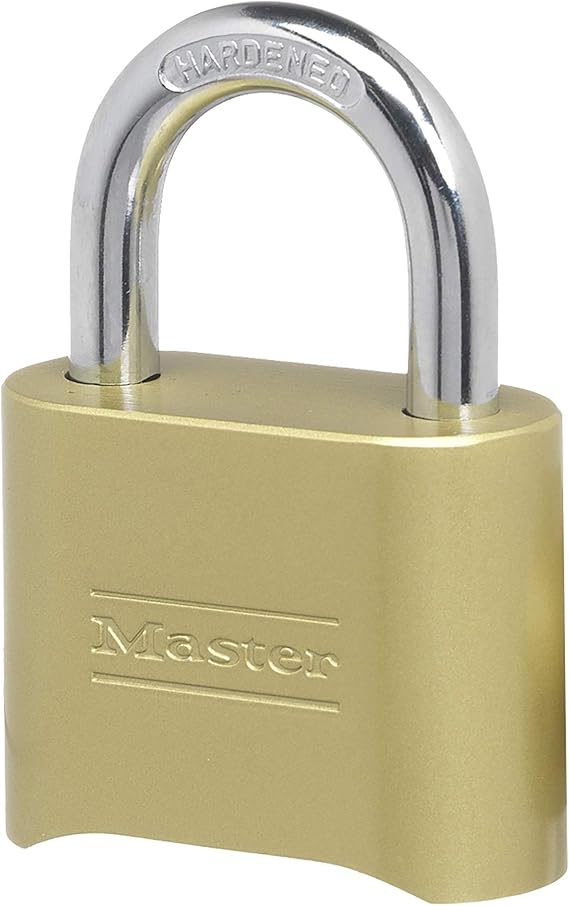 Master Lock Şifreli kilit, iç ve dış asma kilit, sıfırlanabilir şifreli kilit, 175D