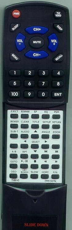 Replacement Remote Control for Oppo Digital DV981HD