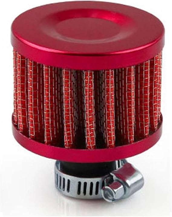 Motorcycle Accessories Universal 12mm Air Filter Motorcycle For Suzuki Address V125g(Black- Silver)
