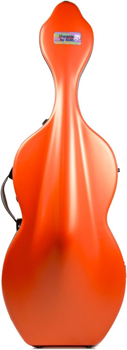Bam Hightech Shamrock Cello Case Without Wheels - 1003XLORG - ORANGEY