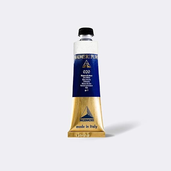 Maimeri Puro Oil Colors - Zinc White 40Ml