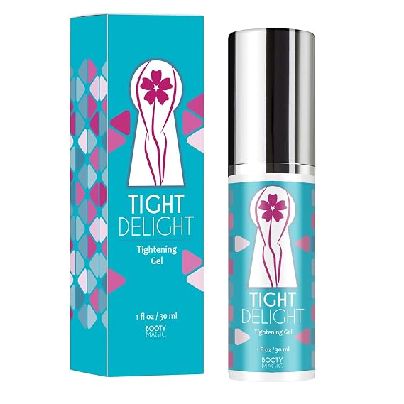 Booty Magic Tight Delight Vaginal Tightening Gel Instant Vaginal Tightener for Women, Vag Rejuvenation, Natural pH-Balanced Firming with Manjakani & Aloe Vera for Vaginal Tightness