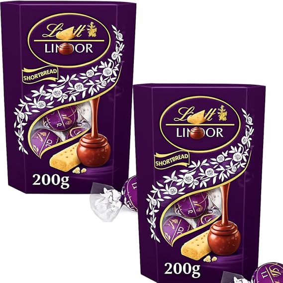 Premium Swiss Chocolate Shortbread Truffles 200g | Perfect for Christmas (pack of 2)