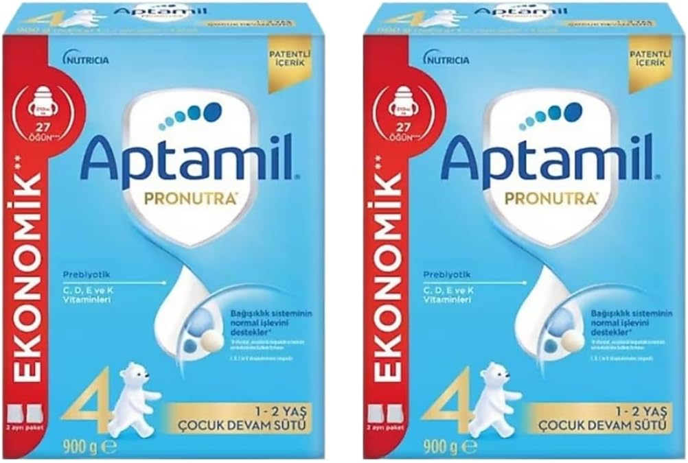 Aptamil Pronutra 4 Numara Çocuk Devam Sütü 2 Li Paket 900 gr 106348-2