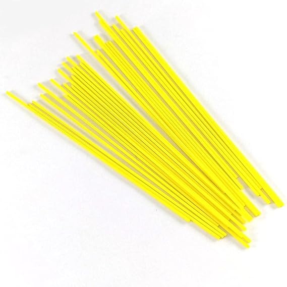 Yellow Opal COE 96 Stringer Sample - 4.375" Long Oceanside Glass Stringer, S-2602-96