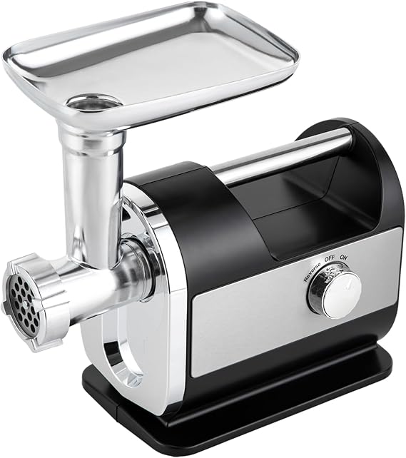 110V 800W Electric Meat Grinder,Heavy Duty Meat Mincer,Sausage Stuffer Maker,Stainless Steel Food Grinder with Sausage & Kubbe Kit,Industrial Meat Mincer for Home Kitchen Use