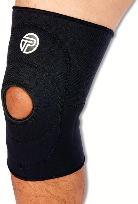 Pro-Tec Athletics Knee Sleeve, Open Patella Design with Therapeutic Warmth, Stability, and Comfortable Support