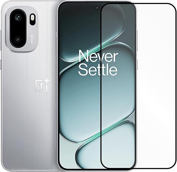 Microcase OnePlus Ace 6 Tam Kaplayan Çerçeveli Tempered Ekran Koruyucu -AL3276