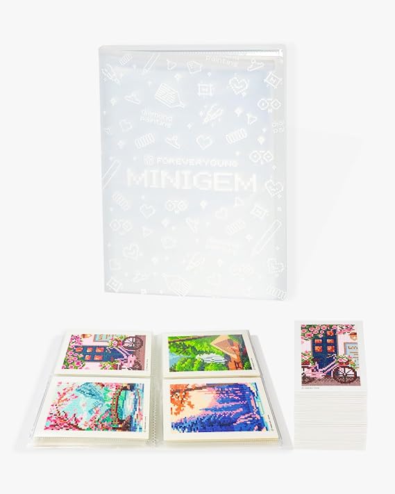 Foreveryoung Minigem Diamond Art Storage Book, 7-Inch, 1 Pack