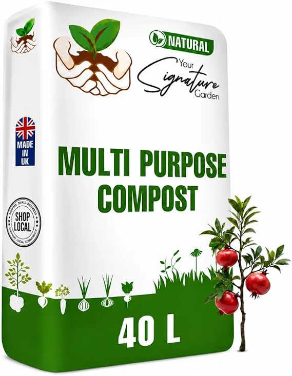 Laeto Multi Purpose Compost 40L, Potting Soil for Garden House Plant Mix