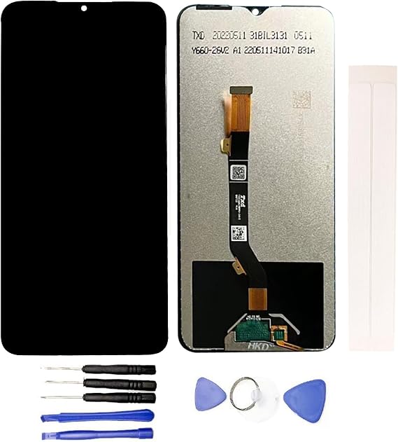 Jaytong LCD Replacement for Tecno spark 9 PRO KH7 LCD Display Touch Screen Assembly (Black)