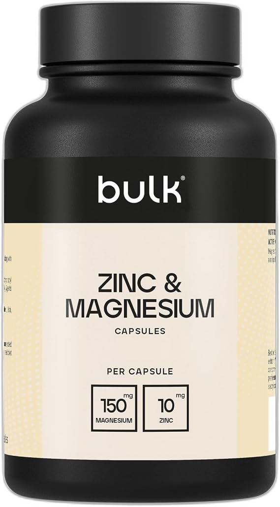 Bulk Zinc & Magnesium Capsules, 60 Capsules