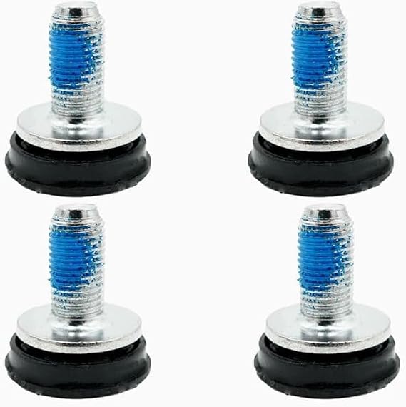 4PCS 8mm Bike Crank Bolts with Caps Square Taper Crank Arm Fixing Screws for MTB/Road Bike FSA/Suntour/Prowheel Compatible