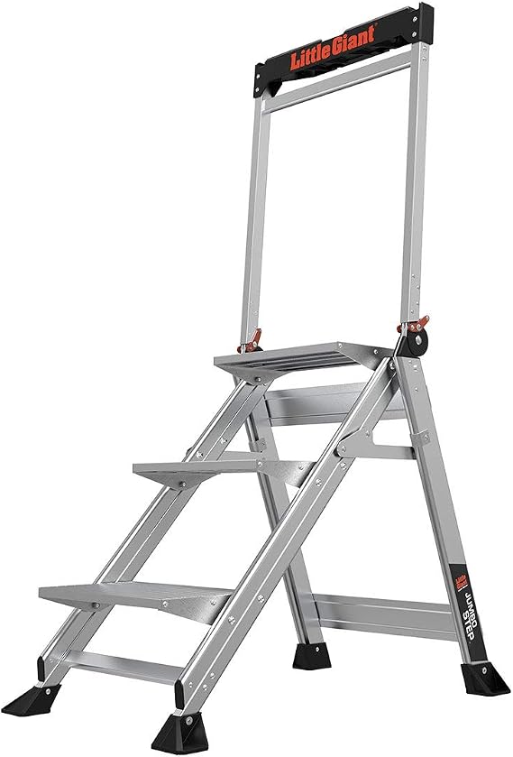 Jumbo Step with Handrail - 3 Steps
