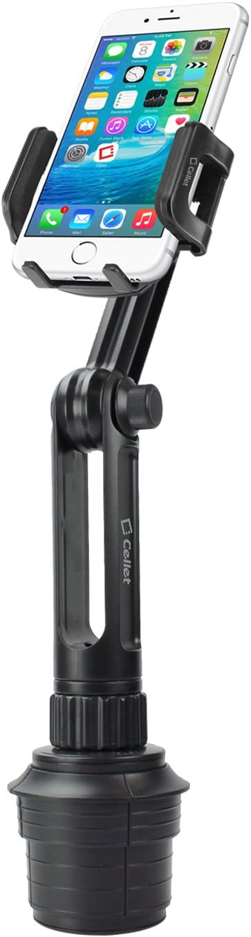 Cellet Smart Phone Cup Holder Mount, Cup Phone Holder Cradle Compatible with Apple iPhones and Android Smartphones (13-inch Long Neck)