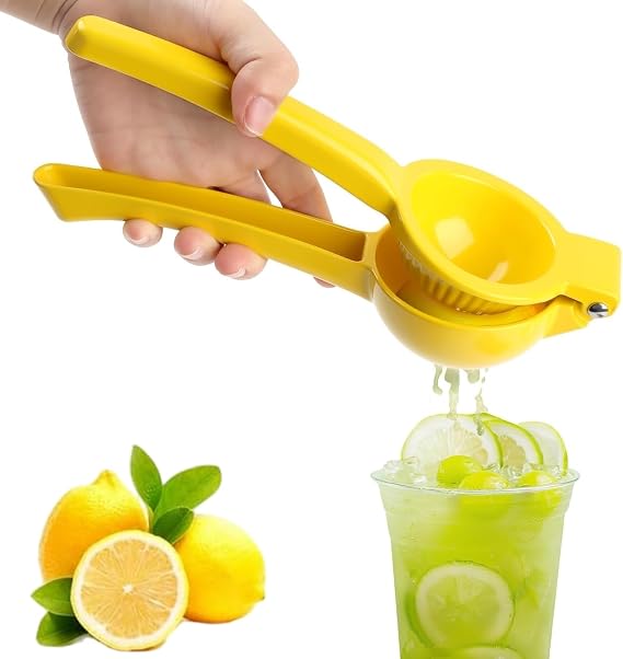 Lemon Squeezers,Handheld Lemon Juicer,Kitchen Lemon Squeezer 2-In-1 Manual Juice Squeezer for Lime,Bars,Cocktails,Manual for Many Fruits