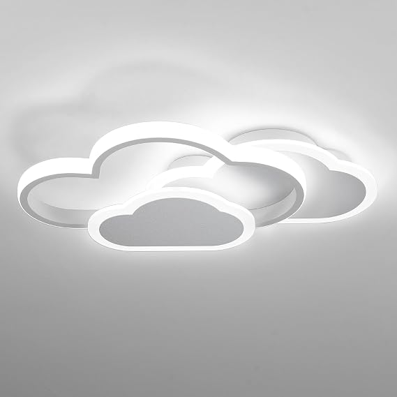 Cloud LED Ceiling Light,3000K/4500K/6500K Modern Ceiling Lights [Energy Class C]