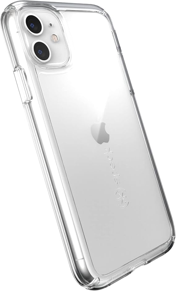 Speck Gemshell Bumper iPhone 11/XR Case - Shock-Absorbent, Clear Glass