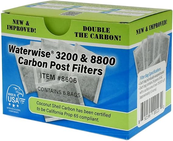 Waterwise Post Filter Replacement Bags - Six Pack