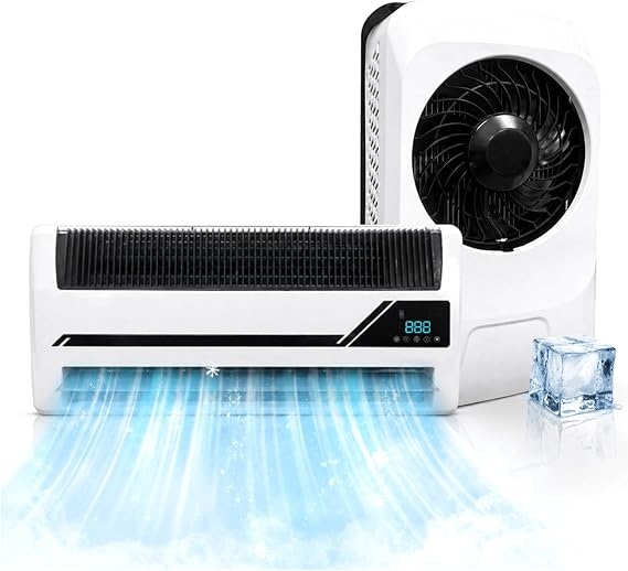 Truck AC Conditioner 12 Volt DC RV AC Unit for Cooling, Compact & Efficient RV Air Conditioning for Trucks, Trailers, Campers, Vans, and More (12V, Cooling Only)