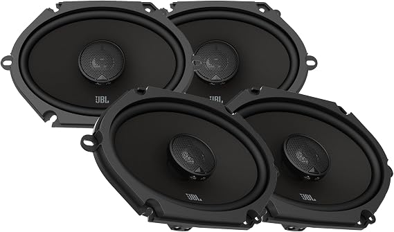 JBL - Two Pairs of STADIUM862F 6" x 8" Step-up Custom-Fit Car Audio Speaker Systems NO Grill
