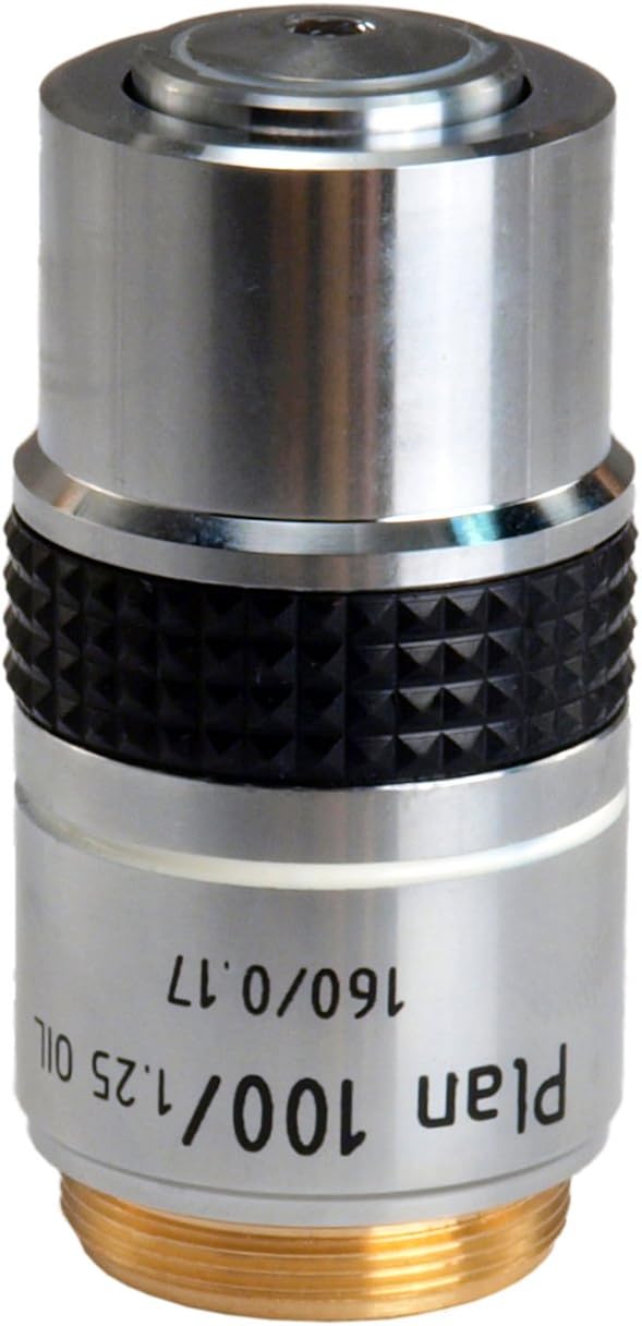 OMAX 100X Plan Achromatic Objective for Compound Microscopes