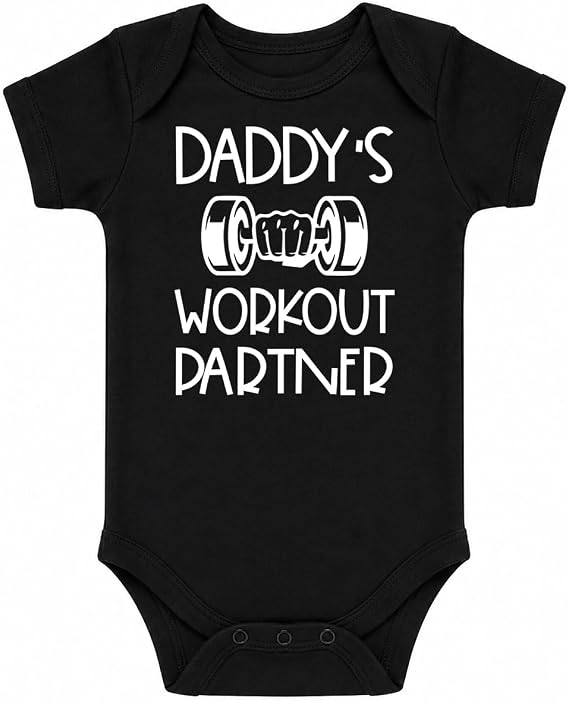CBTwear Daddy's Workout Partner Funny Baby Bodysuit Infant Outfit