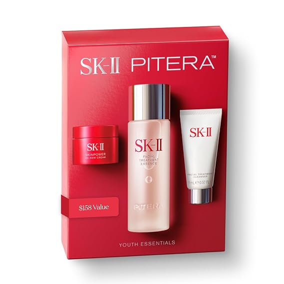 SK-II PITERA Youth Essentials Kit - Anti-Aging Skin Care Set (3 ct)