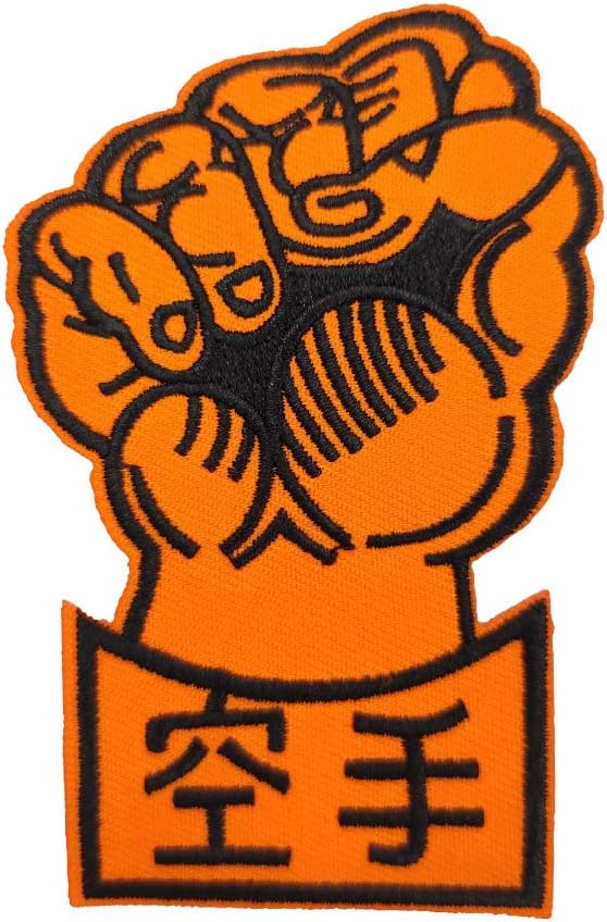 Cute-Patch Karate Dojo Fist Embroidered Iron-On Patch for Martial Arts Gear
