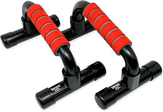 Tapout Push Up Bars - Gelişmiş Göğüs, Omuz ve Kol Egzersizi için Kaymaz Rahat Kavrama - Ev Spor Salonu Kuvvet Antrenmanı için Dayanıklı Çelik Tasarım