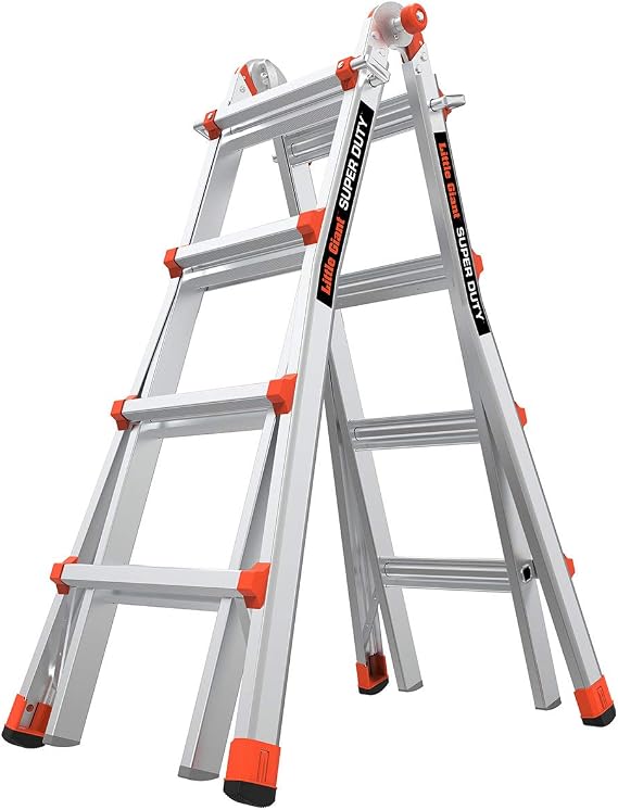 Little Giant Super Duty, 18 ft Multi-Position Ladder, 10402