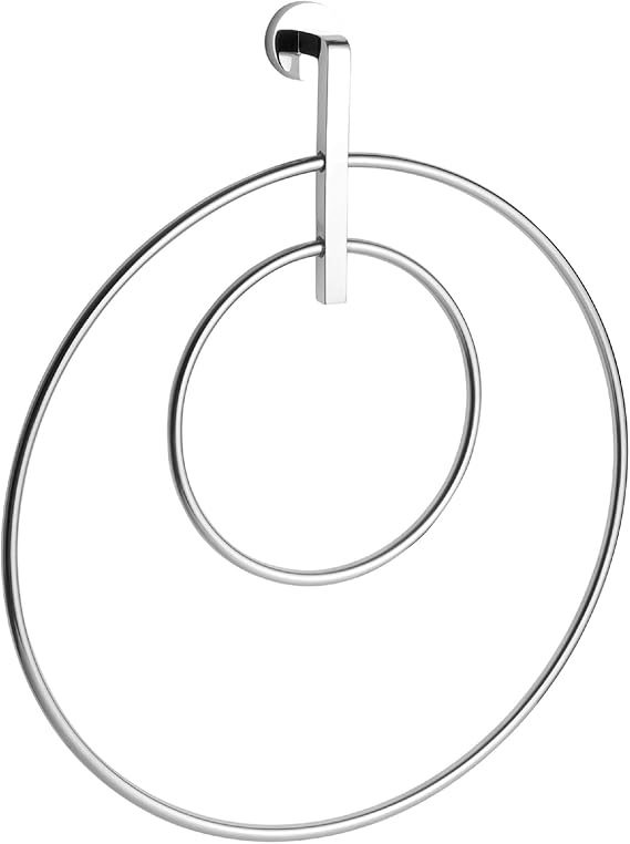 Taymor Bitter Suite Double Towel Ring Polished Chrome