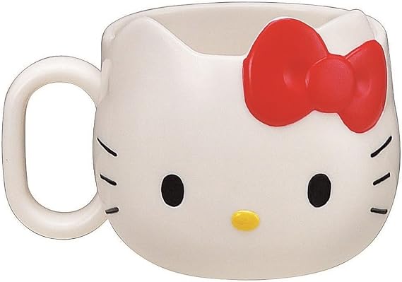 SANRIO KD1 Resin Mug, 1 Count (Pack of 1), hello kitty