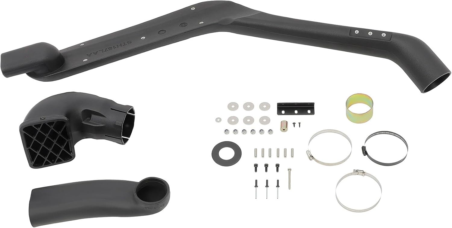 SCITOO Air Intake Snorkel Kit Fit For 1997-2005 For Toyota 167 Series Hilux Diesel 1KZ-TE 3.0 Litre-I4 Diesel 5L-E 3.0 Litre-I4 Diesel 5L Car Snorkel Kit Assembly Air Ram Snorkel Kit Replacement
