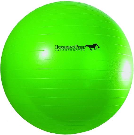Horsemen's Pride Mega Ball for Horses, 40 in, Green, Pump Included