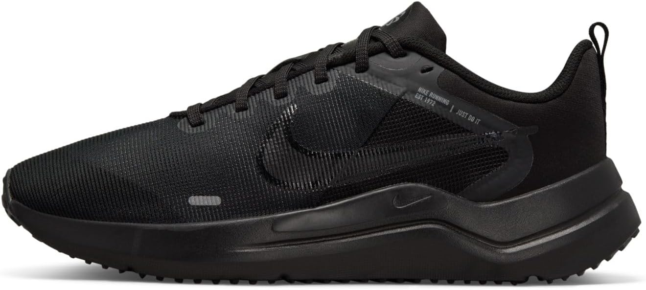 Nike Men's Downshifter 12 Trainers, Black Dk Smoke Grey Iron Grey, 10 US