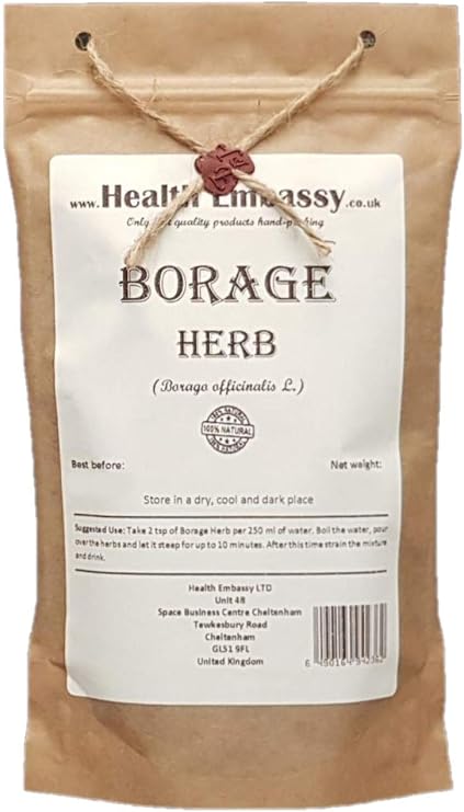 Health Embassy Borage Herb Tea | Borago officinalis L | 100g