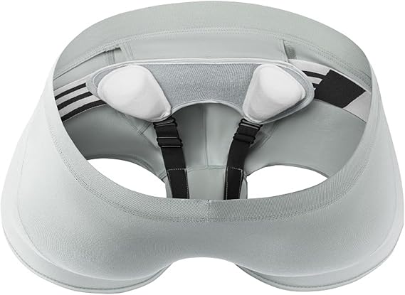 Hernia Underwear for Men, Hernia Belts for Men with 4 Removable Compression Pads Breathable Material(Medium)