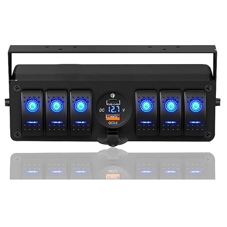6 Gang Rocker Switch Box