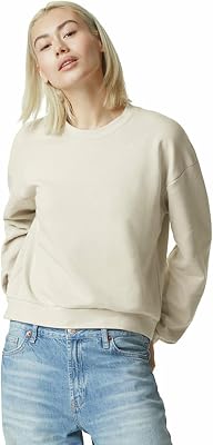 American Apparel womens Reflex Fleece Crewneck Sweatshirt, Grf494aa