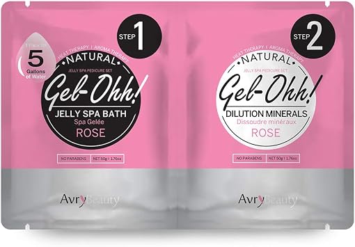 AvryBeauty Gel-Ohh Jelly Spa - Rose, 1 ct.
