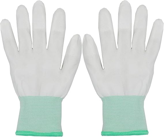 Secai Quilting Gloves, Sewing Gloves, 1 Pair for Free Motion Quilting, Patchwork, Embroidery, DIY Handmade Crafts