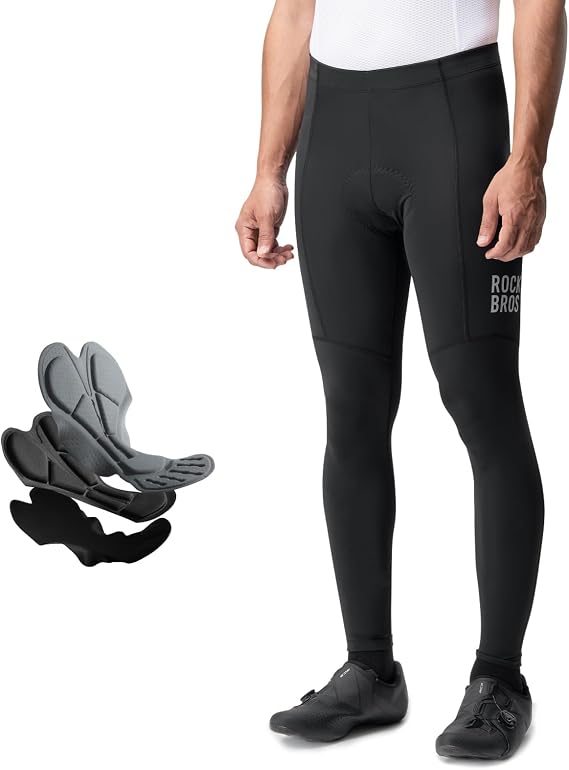 ROCKBROS Bike Pants Men Padded Breathable for Cycling Running Hiking